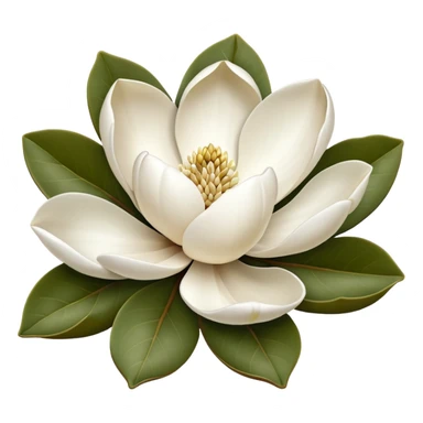 a magnolia bloom sticker
