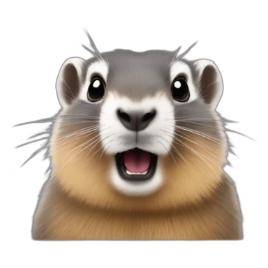 Marmotte sticker