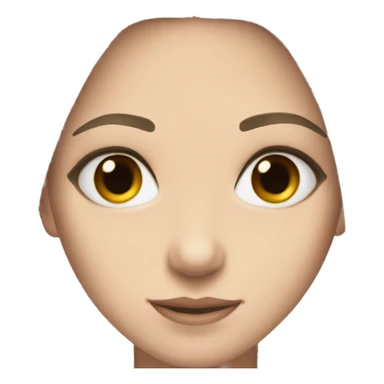 Pale brown eyes masc lesbian  sticker