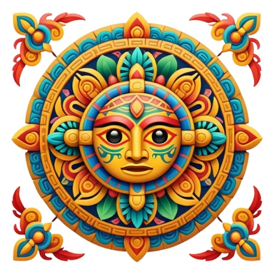 ARTE AZTECA MESOAMÉRICA sticker