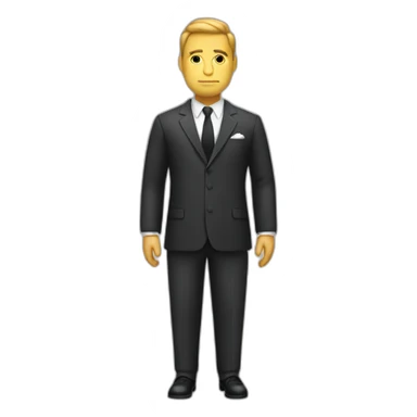 20s gangster full body, white man overweight full suit sticker