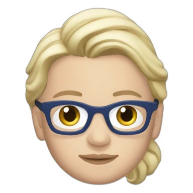 France Marine Lepen political blue blazer sticker