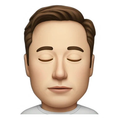 Sleeping_Elon_musk sticker