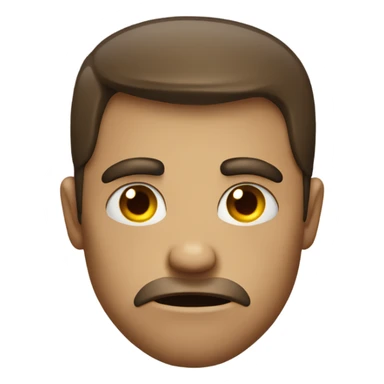 Person angry with heart eyes sticker