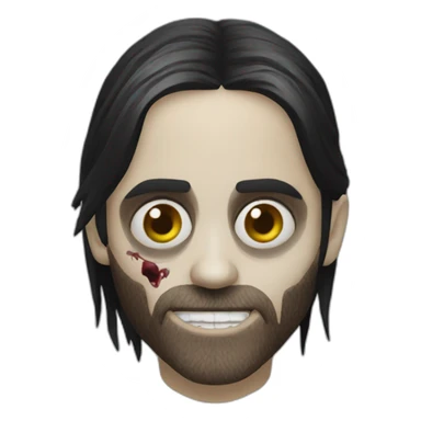 zombi jared leto sticker