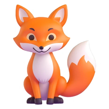 crazy fox sticker