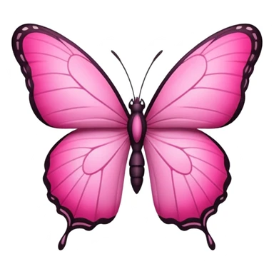 Borboleta rosa sticker