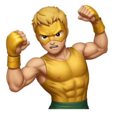 iron fist punch sticker