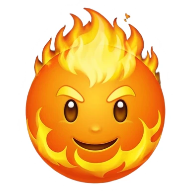 fire ball sticker
