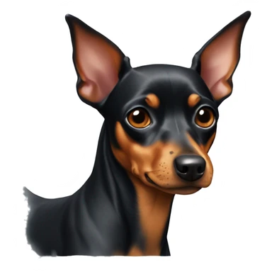 miniature pinscher  sticker