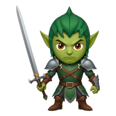 create a dnd style hobgoblin.png using 48x48 pixels size sticker