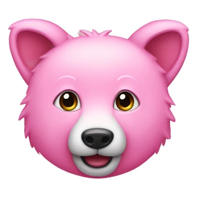 Pink animal  sticker