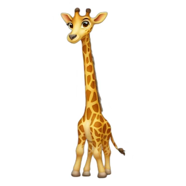 Girafe zeber leg sticker