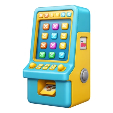 gacha machine sticker
