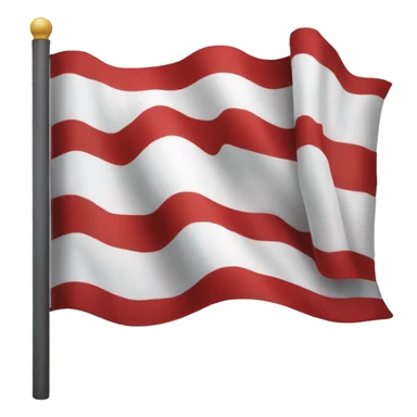 Schwarz weiß rote Fahne zerrissen  sticker