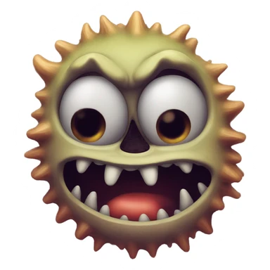 nasty monster sticker