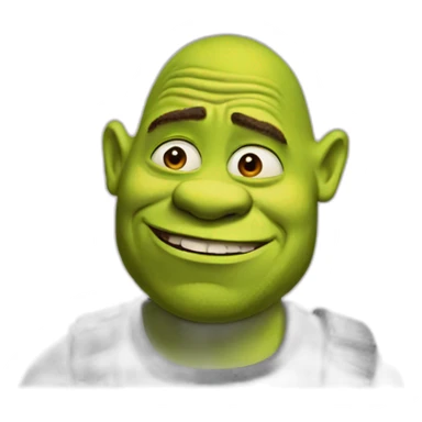 Comedian Shrek sticker