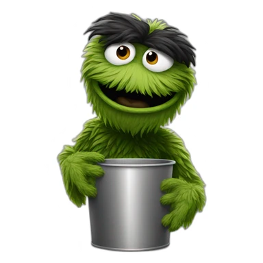 Oscar the grouch sticker