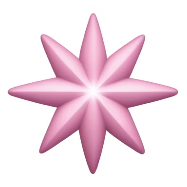 Three small pink , 4-pointed stars grouped together. The stars have a slightly elongated shape, giving them a twinkling effect. They vary in size, with the largest star in the center and two smaller stars on either side.  sticker