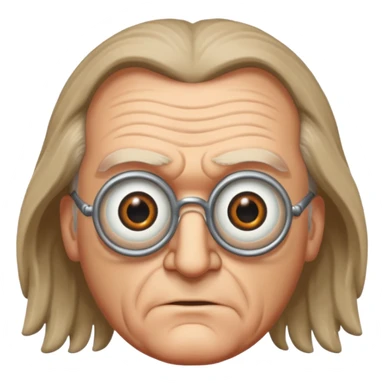 Alastor Moody with one Artificial eye and ordinary eye sticker