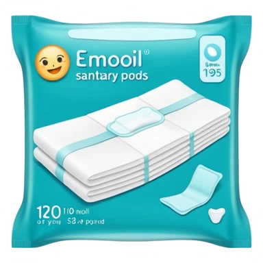 Pack of sanitary pads for every day  sticker