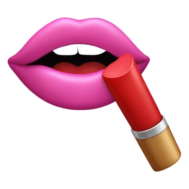 Pink love letter with a lipstick kiss  sticker