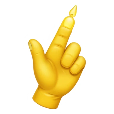 Eine Birne die Mittelfinger zeigt. Mittelfinger  sticker