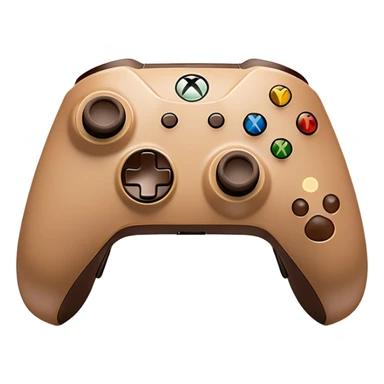 Clash of Clans aesthetic: Cinematic Playful Xbox Wireless Controller Portrait Emoji, rendered in a 3D vector-style similar to standard emojis with minimal shading and bold, simplified shapes. A compact, distinct form with signature details, softly glowing with a modern gaming energy charm. Simplified yet unmistakably iconic, highly detailed and consistent, glowing with a soft radiance and high shine. Stylized with a touch of next-gen innovation and a soft glowing outline, capturing the essence of a beloved gaming relic with a friendly, playful manner! sticker