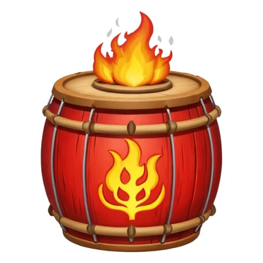 SHAMAN DRUM FIRE sticker
