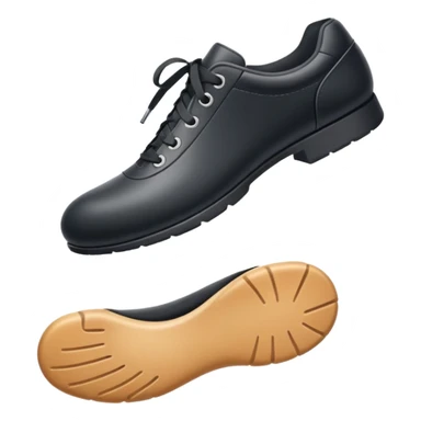 a full human leg with a sneakered foot pressing down on the ground. The shoe sole touches the floor, and directly beneath it a fresh shoe print is clearly visible. Rounded, glossy, smooth, soft shadows, white background.





 sticker