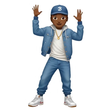 hip hop dancer sticker