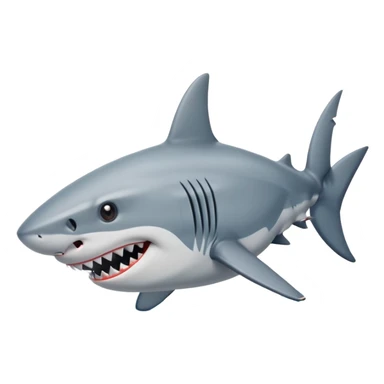 tiburón con zapatos  sticker