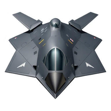 F-117 Nighthawk - Lockheed Martin (Stealth Grey) sticker