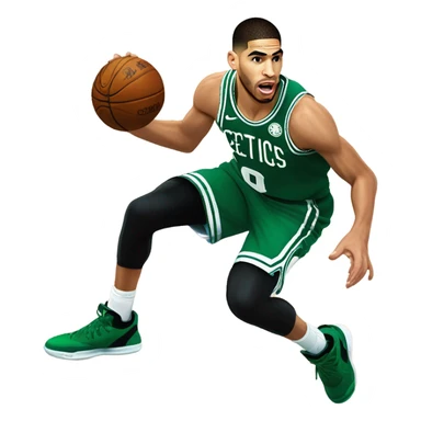 celtics player tatum dunking for the win sticker