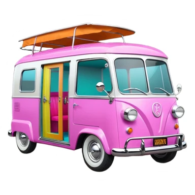 Jetson’s Ultra hotrod Haunted Barbie dream house Caravan motorbike tuk tuk  sticker