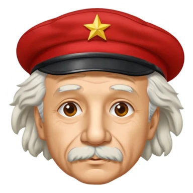 Einstein - communist sticker