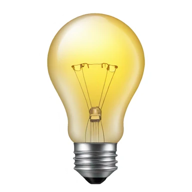 a person is a light bulb, brihgt,open sticker