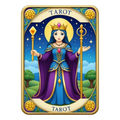 tarot card sticker