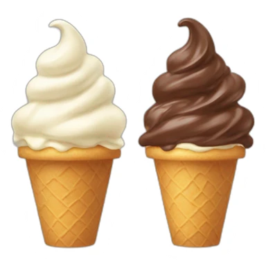 chocolate-vanilla-soft-serve sticker