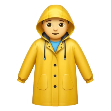 yellow raincoat sticker