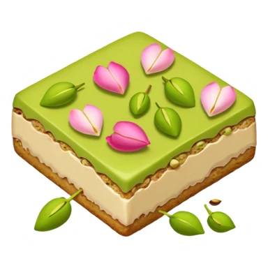 Rose petals pistachio blondie sticker