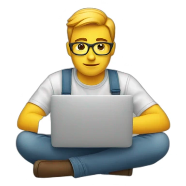 graphic designer thinking sticker