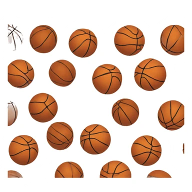 cat throwing a basketball sticker