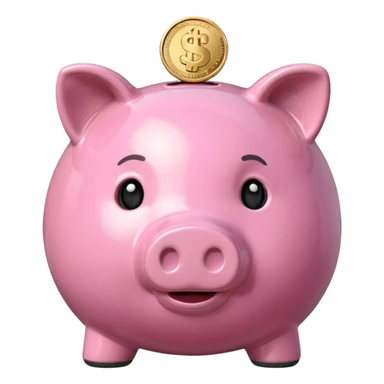 piggy bank sticker
