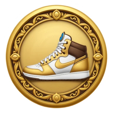 circular achievement style badge for Renaissance Sneakerhead sticker