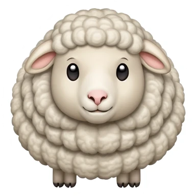 Sheep with elbows up  sticker