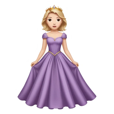 Scarlett Johansson in a princess dres sticker