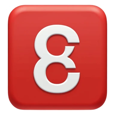 red number 6 sticker