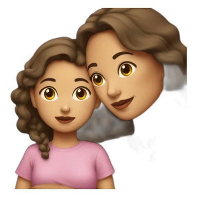 Mama hijo y hija sticker