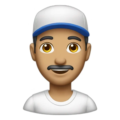 Algerian man barber casquette  sticker